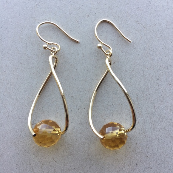 Citrine handmade Earrings - Picture 2 of 2